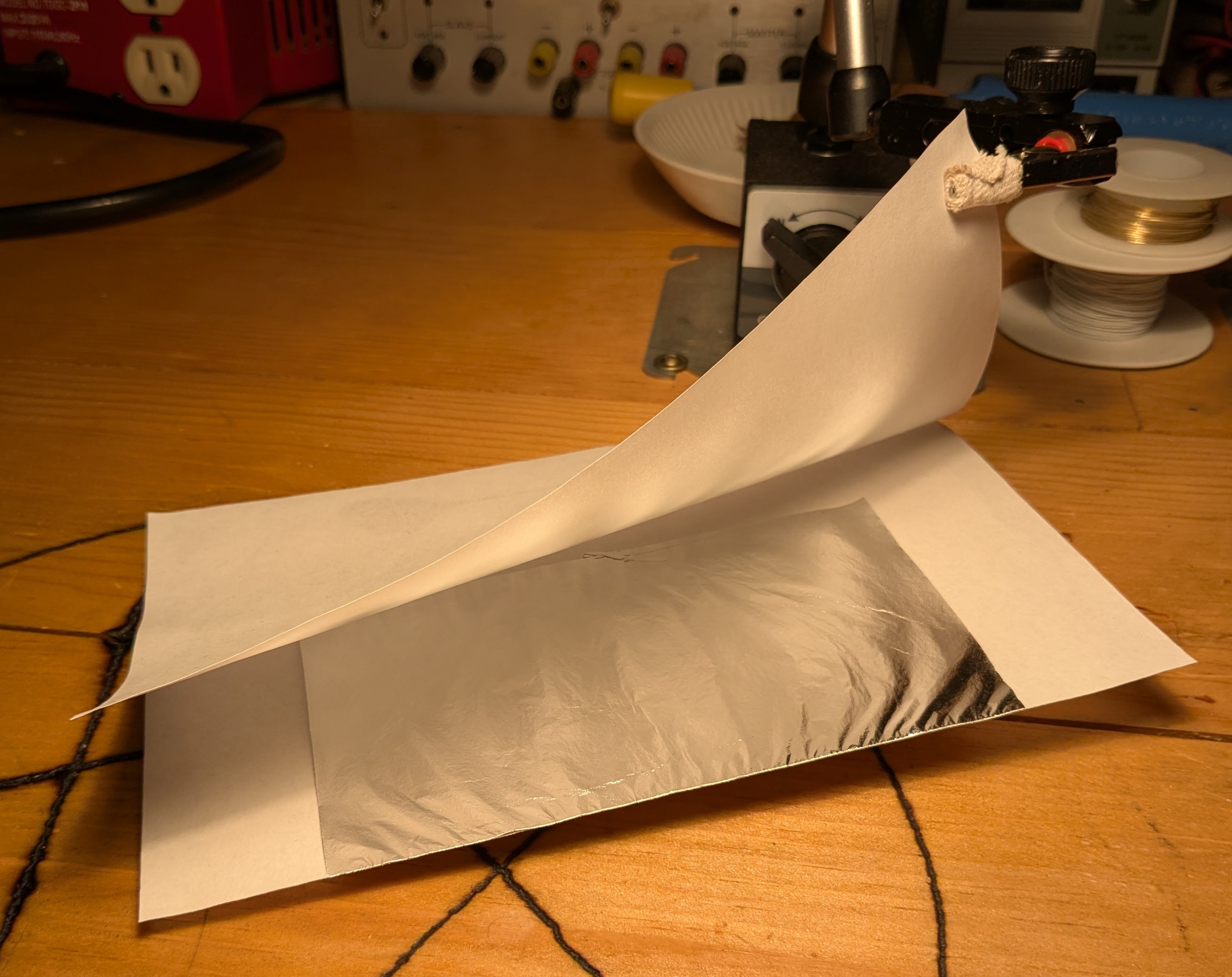 (something something don't eat it) a leaf sandwich ready to be sliced